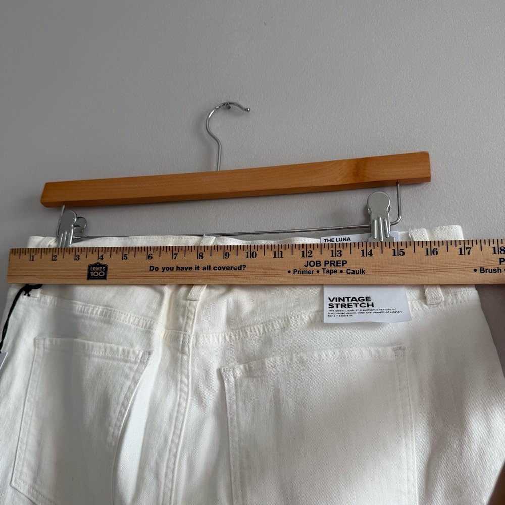 Joe's Jeans High Rise Ankle Vintage Stretch White Jeans Women Size 33 - Picture 15 of 16